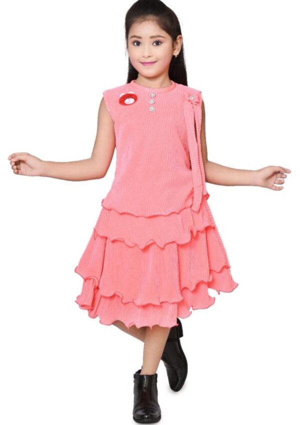 Girls Fancy Casual Wear Top Skirt