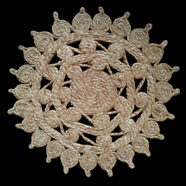 Table Mats Golden Colour Natural  45-cm