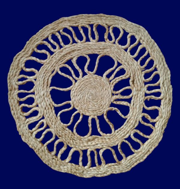 Table Mats Natural Golden  40-cm